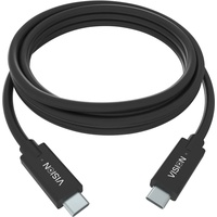 Vision 1m Black USB-C Cable 1 m, USB 3.2),