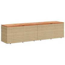 vidaXL Gartentruhe 220 x 50 x 54 cm Beige