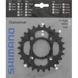 Shimano Kettenblatt ACERA FC-M391 26 Zähne Schwarz