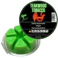 WonderWax Duftwachs WonderWax® Duftwachs Kreis 6 pcs Neon (Teakwood Tobacco), Duftrichtung: Teakwood Tobacco