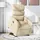 vidaXL Relaxsessel mit Aufstehhilfe Polyester 92 x 99,5 x 0 cm Creme