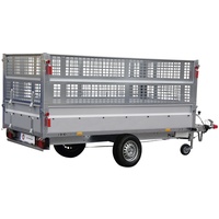 STEMA PKW-Anhänger "BASIC SH 1300-25-13" KFZ-Anhänger inkl. Gitteraufsatz und