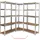 Trutzholm Eckregal 180x75x40 cm Schwerlastregal Steckregal Lagerregal Kellerregal 875 kg Traglast