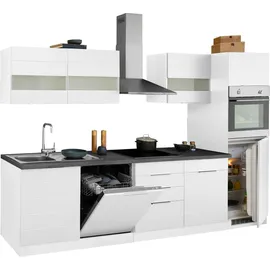 kochstation Küchenzeile KS-Luhe 300 cm weiß