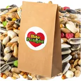 Bite & Delight Papageienfutter - Futter für Papageien - Papageienfutter Spezial ohne Nüsse - Leckerbissen für Großsittiche & Papageie - Vitaminquelle - Energiereiches & Ausgewogenes Futter - 25 kg