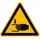 SafetyMarking Warnschild Handverletzungsgefahr Folie selbstklebend 50 mm