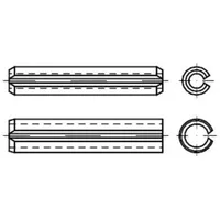 Industrial Quality Supplies ISO 13337 Spannstift (Spannhülse), leichte Ausführung,