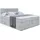 altdecor Boxspringbett ERNINA KING - 160x200 - H3/H4 - Hellgrau