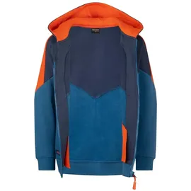 TROLLKIDS Flekkefjord Jacke Nordic Blue/Flame Orange 128