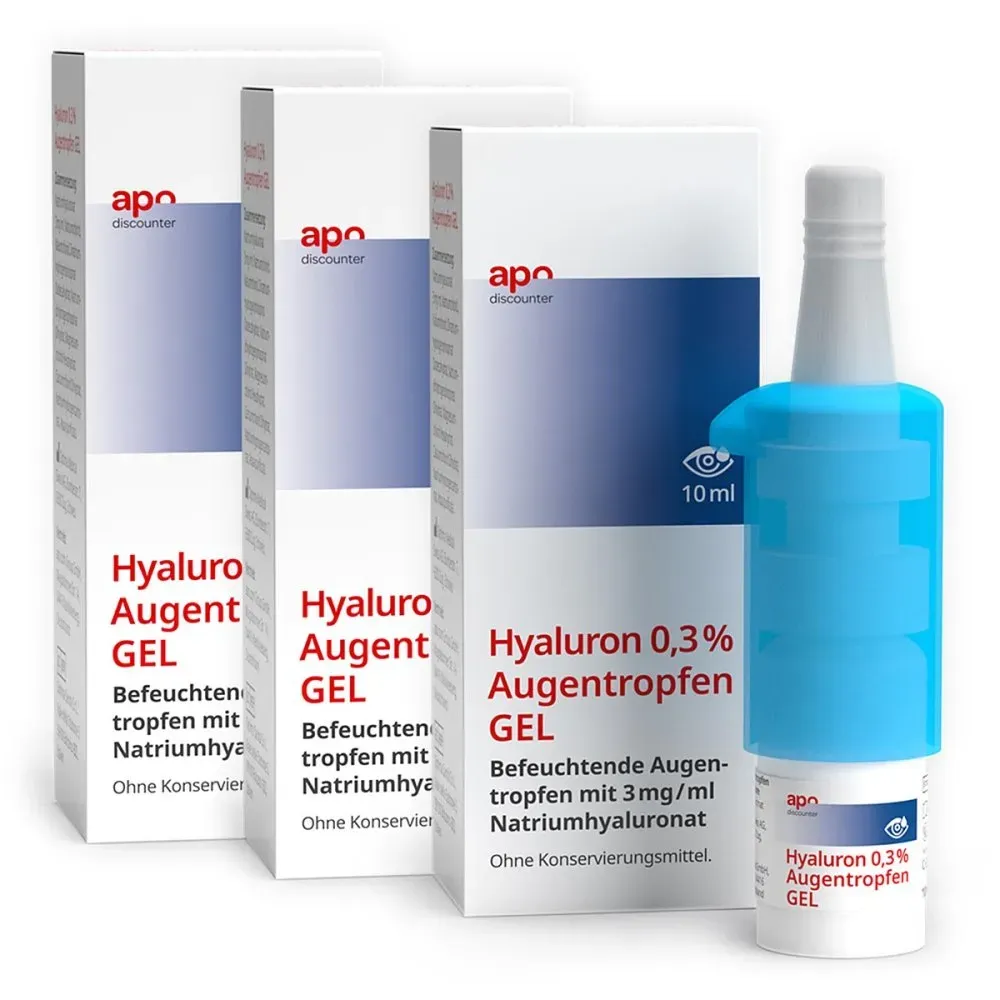 Hyaluron 0,3 % Augentropfen GEL von apodiscounter