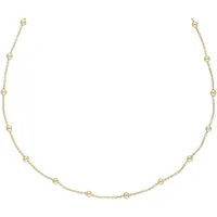 Luigi Merano Kette Ankerkette mit Kugeln, teilmassiv, Gold 585 Ketten Gold Damen