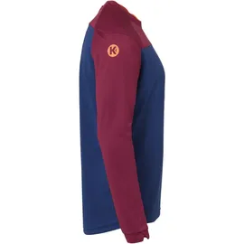 Kempa Prime Langarmshirt deep blau/deep rot XXL