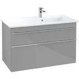 Villeroy & Boch Waschtischunterschrank 2 Auszüge 95,3 x 59 x 50,2 cm Grau