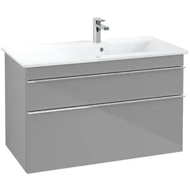 Villeroy & Boch Waschtischunterschrank 2 Auszüge 95,3 x 59 x 50,2 cm Grau