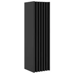 SAT Delano Badezimmerschrank hoch 34x125x36 cm schwarz DELANOV35CD