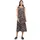 Betty & Co Sommerkleid Braun Leo-Look 42