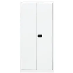 BISLEY Putzmittelschrank Universal  E782AAG696 verkehrsweiß 91,4 x 40,0 x 195,0 cm, aufgebaut