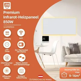 SHX Premium Infrarot-Heizpaneel 0,85 kW blau