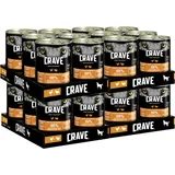 24x400g Crave Hundefutter Nassfutter Dose mit Huhn & Truthahn