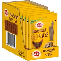 PEDIGREE Ranchos Sticks – Weiche Hundesnacks mit Huhn – Ideal für kleine und große Hunde – 10 x 60 g