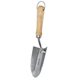 Primaster Blumenkelle Primaster Kelle Edelstahl 33 cm mit Holzgriff silberfarben