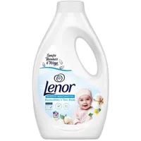 Lenor Waschmittel Flüssig, Sensitiv, (1045 ml) 19 Waschladgunden, Baumwollblüte & Tiare-Blume