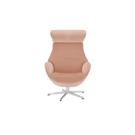 Sofa.de Fernsehsessel Globe Mikrofaser 79 x 111 x 84 cm Rosa/Pink drehbar