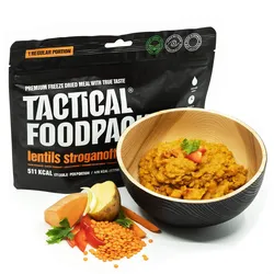 Tactical Foodpack Hauptmahlzeit Linsen Strogonov