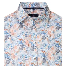 CasaModa Freizeithemd Kurzarm Blau 3XL