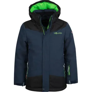 TROLLKIDS - Winterjacke Norefjell in navy/grün, Gr.98