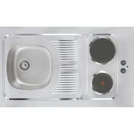 Respekta Peter 104 cm Elektrokochfeld links weiß