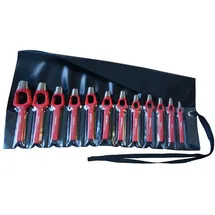 Paffrath Henkellocheisensatz DIN 7200-A 12-tlg Rolltasche
