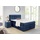 Jockenhöfer Gruppe Boxspringbett Amy, mit Bettkasten und Kaltschaum-Topper, blau