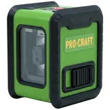PROCRAFT LE-2D Linien- / Kreuzlinienlaser 10 m Grün selbstnivellierend