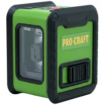 PROCRAFT LE-2D Linien- / Kreuzlinienlaser 10 m Grün selbstnivellierend
