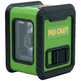 PROCRAFT LE-2D Linien- / Kreuzlinienlaser 10 m Grün selbstnivellierend