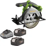 PROCRAFT PCA32-BB Akku-Handkreissäge 20 V 165 mm Brushless + 2x Akku 4,0 Ah + Ladegerät