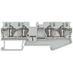 Siemens 8WH20040AG00 Durchgangsklemme mit Zugfederanschluss, 4 Anschlussstellen  - 50 Stück