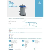 BESTWAY Flowclear Pool-Filterpumpe grau 2006 l/h