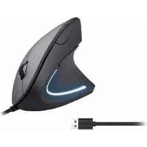Equip Ergonomische Maus schwarz
