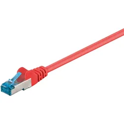 Goobay CAT 6A Patchkabel, S/FTP (PiMF), Rot 2m