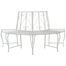 vidaXL Baumbank 160 x 80 x 89 cm Antik Weiß