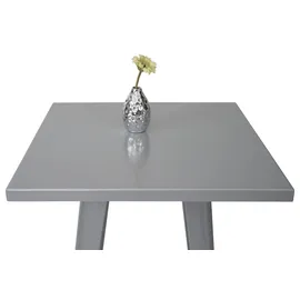 Mendler Stehtisch HWC-A73 105 x 60 x 60 cm Grau