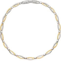 Collier TITANIA "Halsketten", silber (silbergoldfarben), Halsketten, Damen, Titan