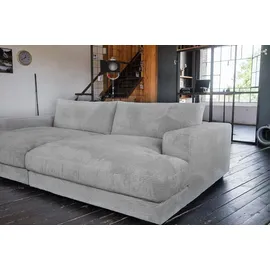 KAWOLA Big Sofa Madeline Cord grau