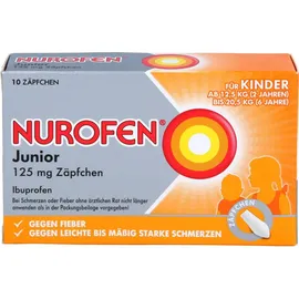 RECKITT NUROFEN Junior 125 mg Zäpfchen