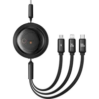 Baseus Fast Charging Cable 3in1 Free2Draw USB-C to USB-C/Lightning/Micro