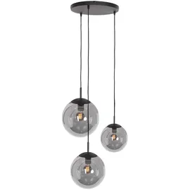 Steinhauer Hängelampe 3-flg. 200 cm rauchfarben Glas