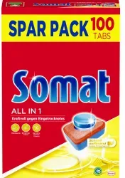 Somat Spülmaschinentabs All in 1 SSP7 , 1 Spar Pack = 100 Tabs