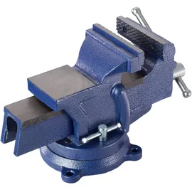 Tectake Schraubstock 360° drehbar mit Amboss - 125 mm